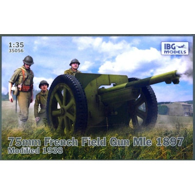 IBG Models 75mm French Field Gun Mle 1897 Modified 1938 1:35