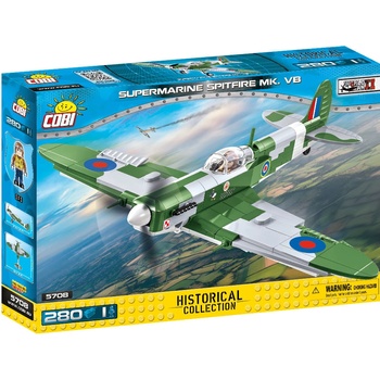 Cobi 5708 II WW Stíhacie liatadlo Supermarine Spitfire Mk VB
