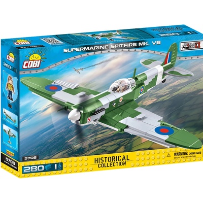 Cobi 5708 II WW Stíhacie liatadlo Supermarine Spitfire Mk VB