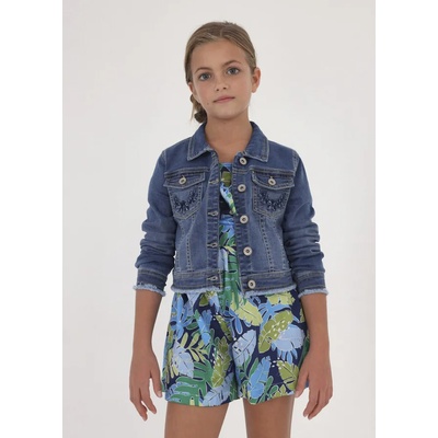 MAYORAL Дънково яке тъмен деним с джобове за момиче Майорал