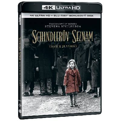 Schindlerův seznam - výroční edice 25 let - 4K UHD Blu-ray + BD bonus