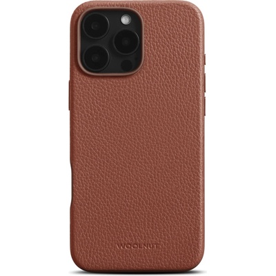 WOOLnut Leather Case for iPhone 16 Pro Max - Cognac (K-WN-IP16PM-C-2939-CB)