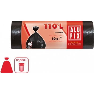 Alufix Pytle 25µm 110 l 10ks černé
