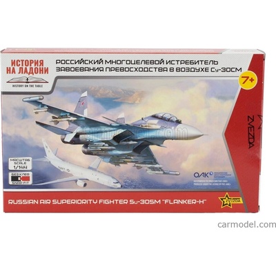 Zvezda Sukoi Su 30sm Flanker H Aircraft Caccia Bombardiere Russian Air Superiority Fighter Airplane / 1:144