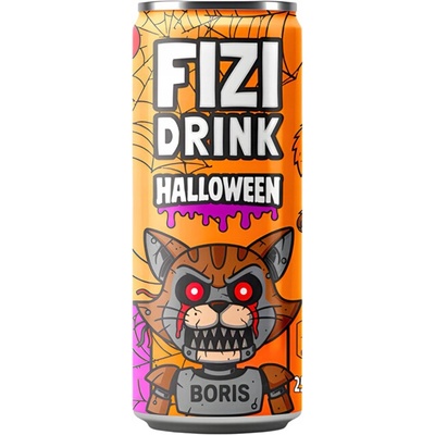Fizistyle Fizi Drink Červený Pomeranč Boris Halloween 250 ml