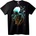 NOONEBRAND Тениска Силата на Сайтама - 2XL, Black