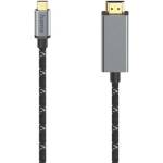 Hama Кабел USB-C мъжко - HDMI мъжко, Ultra-HD 8K@60Hz, 1.5м (HAMA-200509) - megamag