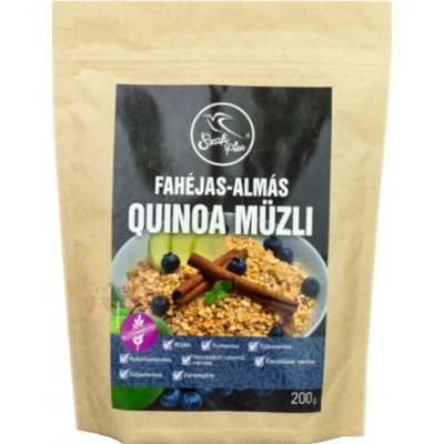 Szafi Free Bezlepkové skořicově jablkové quinoa müsli 200g