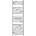Mexen Mars 1500x600 mm 576W chrome (W110-1500-600-00-01)