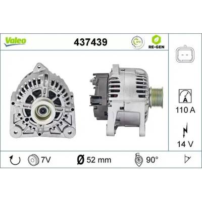 VALEO Alternátor VA 437439
