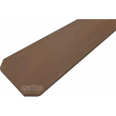 WPC dřevoplastové plotovky tříhranné LamboDeck 12x150x1000 - Teak