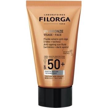 Filorga СЛЪНЦЕЗАЩИТЕН ФЛУИД С АНТИ-ЕЙДЖ ДЕЙСТВИЕ filorga uv bronze face (3401360245761)