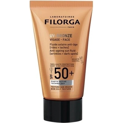 Filorga СЛЪНЦЕЗАЩИТЕН ФЛУИД С АНТИ-ЕЙДЖ ДЕЙСТВИЕ filorga uv bronze face (3401360245761)