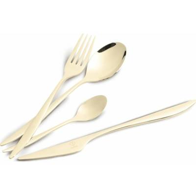 BerlingerHaus Sada príborov Cream Gold Collection 24 ks