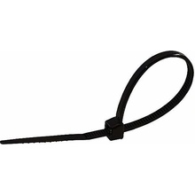 Tracon 201PR černé 200 × 2,6 mm D=1-52 mm 100 ks