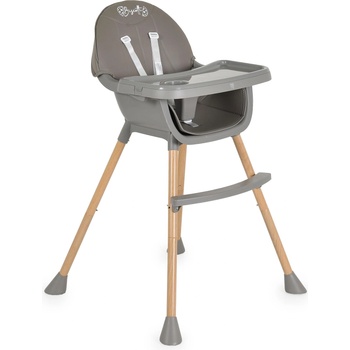 Moni Стол за хранене Biscotti 2 в 1 сив (112164)