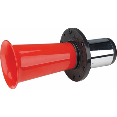 Trumpeta plast 225mm, červená, 12V
