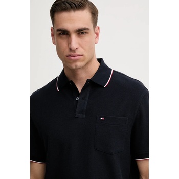 Tommy Hilfiger Памучна тениска с яка Tommy Hilfiger (MW0MW38457)