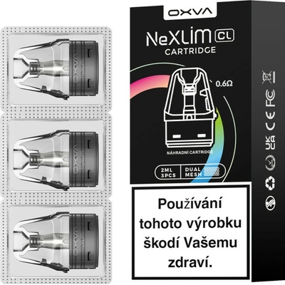 OXVA NeXLIM cartridge 0,6ohm 2 ml 3Pack