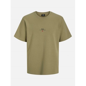 Jack and Jones Тениска Jack and Jones Men's RDD Tee Short Sleeve Crew Neck T-Shirt - Aloe