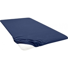 Biberna Napínacia plachta na vrchný matrac indigo 140-160x200