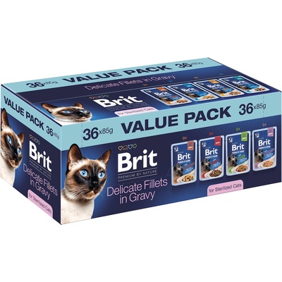 Brit Premium Cat by Nature Value Pack Sterilized 36 ks