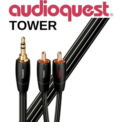 Audiocontrol Аудио кабел 3.5mm - 2RCA AudioQuest Tower 20м (TOWER20MR)