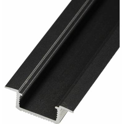 LED profil V5C - vestavný černý - V5C -1m černý vestavný ALU profil