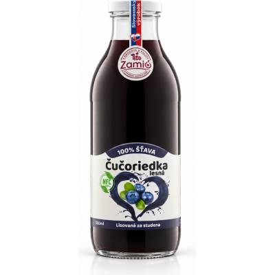 Zamio 100% ovocná šťava Čučoriedka 0,5 l