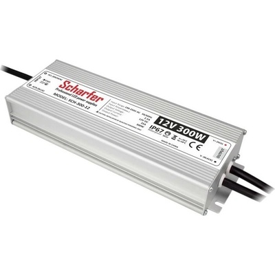 Ledshopik LED zdroj Scharfer SCH-300-12V 12V 300W 25A IP67 7 let záruka