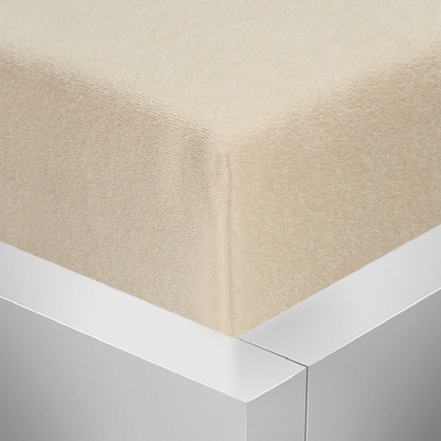 Stanex Froté napínací prostěradlo smetanové 160x200