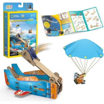 CubicFun CubicFun 3D пъзел National Geographic STEM Парашут с изстрелвачка