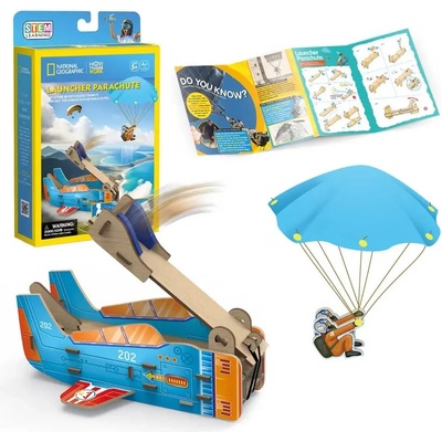 CubicFun CubicFun 3D пъзел National Geographic STEM Парашут с изстрелвачка