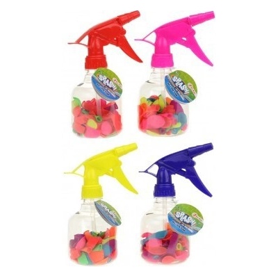 Teddies Pumpa na vodní bomby + bomby 50ks plast 17cm 4 barvy