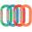 DMM Карабинер с щифт Dmm PerfectO Schnappkarabiner Snapgate carabiner - Multicolour - размер 4-Pack (321-0203-0111)