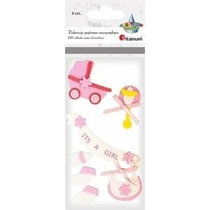 TITANUM 3D Foam Stickers Newborn Accessories 8pcs