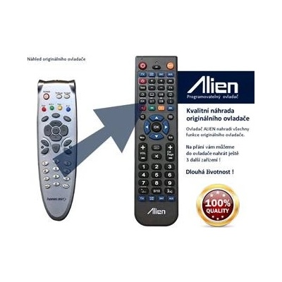 Dálkový ovladač Alien Homecast S 3000 CR, CICR, CI, FTA – Hledejceny.cz