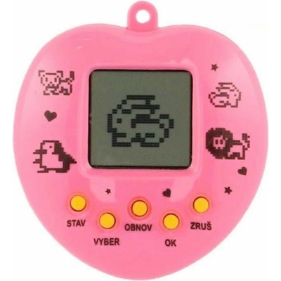 Teddies Zvieratko elektronické prívesok so šnúrkou plast 5x6cm na bat. 3 farby so zvukom na karte 10,5x15x2