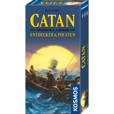 Kosmos Spiele CATAN - Ergänzung 5-6 Spieler - Entdecker & Piraten | Klaus Teuber, Michael Menzel