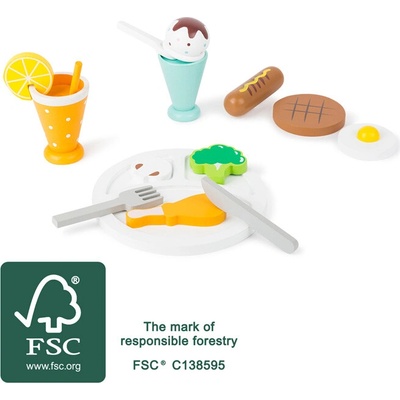 Small Foot drevená sada na obed