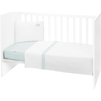 Image 1 of KikkaBoo Бебешки спален комплект 3 части EU Style 70/140 Stripy Friends (41101030181)