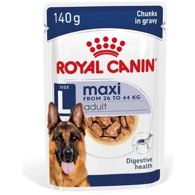 Royal Canin Maxi Adult 10x140g мокра храна в сос за възрастни кучета от големи породи