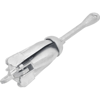 Image 1 of vidaXL Сгъваема котва, сребриста, 6 кг, Горещо поцинкован чугун (94271)