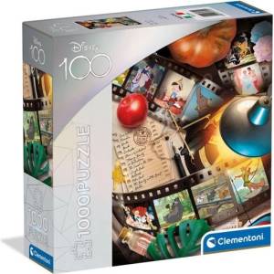 Clementoni - Пъзел DISNEY 100 MOVIE CLASSICS ILLUSTRATO 39720 1000 части
