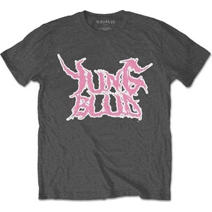 Yungblud DEADHAPPY Pink (Back Print) Тениска с къс ръкав Charcoal Grey L (YBTS21MC03)