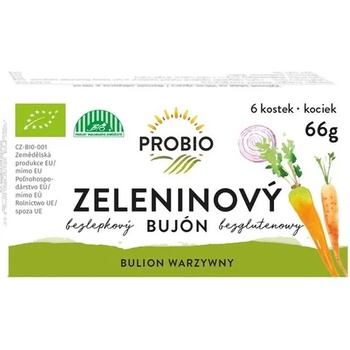 Probio - Зеленчуков бульон, кубчета 6 x 0.5 l, BIO, 66 g