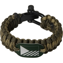 Paracord Náramek AČR vlajka zelená