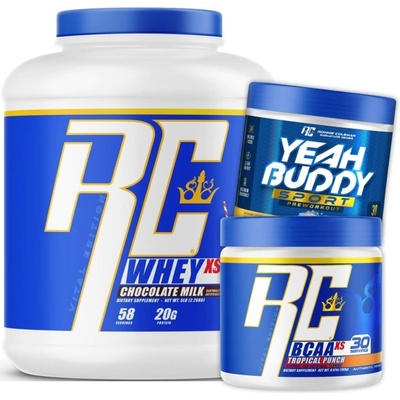 Ronnie Coleman Whey XS | + BCAA XS + Yeah Buddy Pre-Workout FREE