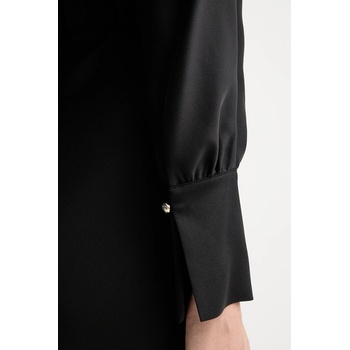 JOOP! Рокля Joop! в черно среднодълга разкроена 30048659 (30048659)