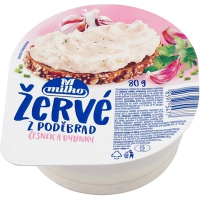 Milko Žervé z Poděbrad s cesnakom a bylinkami 80 g